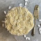 Cream Rose cake - Tortatelier